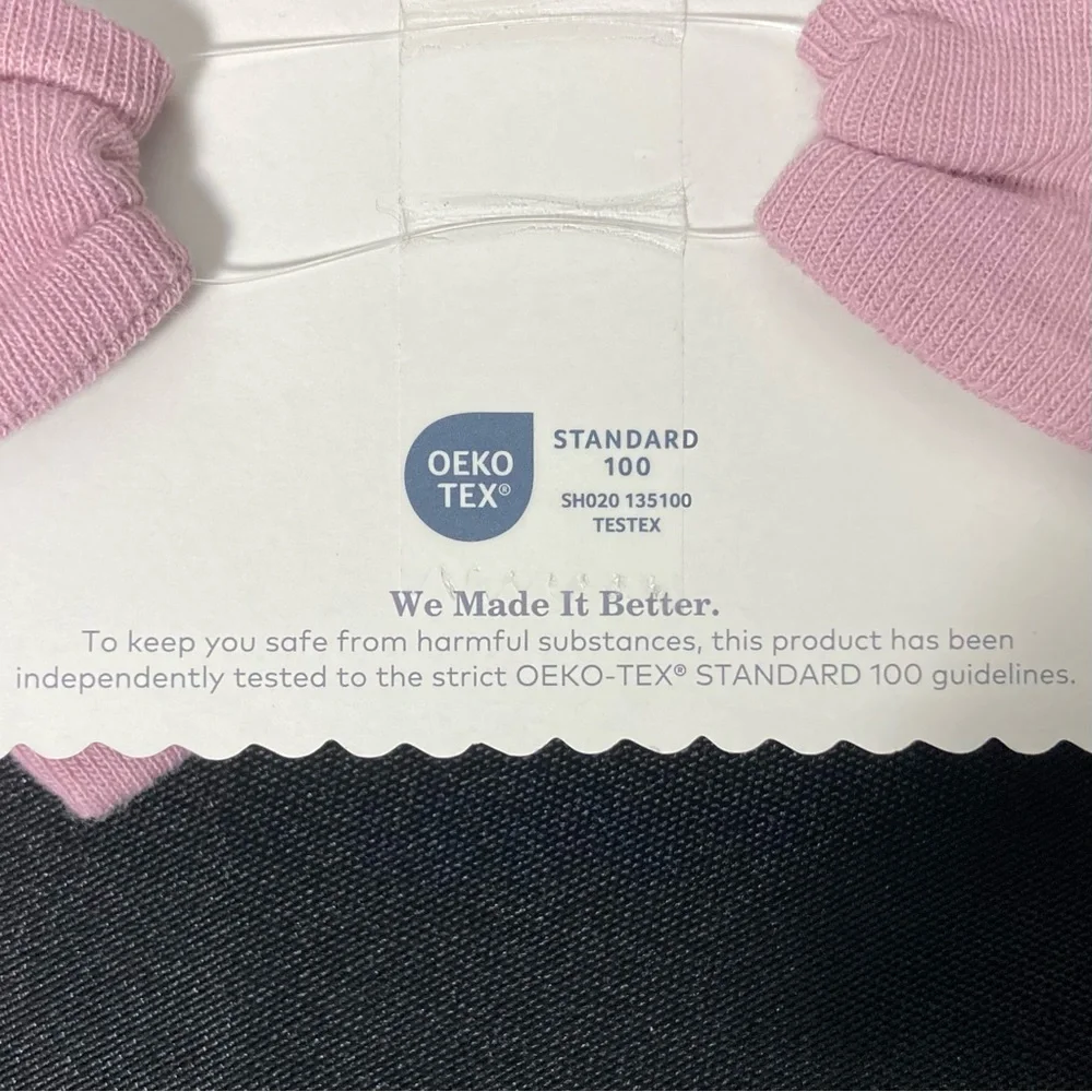 ⭐️ Cloud Island 100% Cotton Pink Bow Newborn Baby Headbands Set of 2
